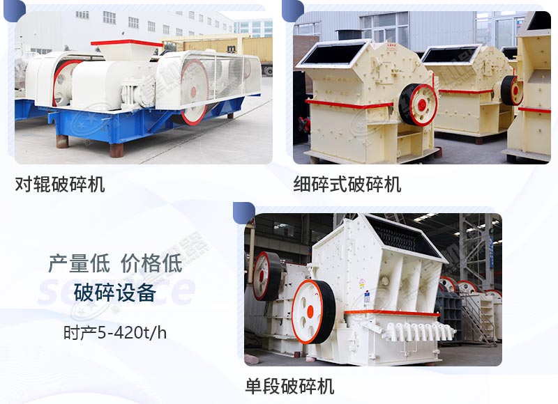 碎石機之小產(chǎn)量設備集錦